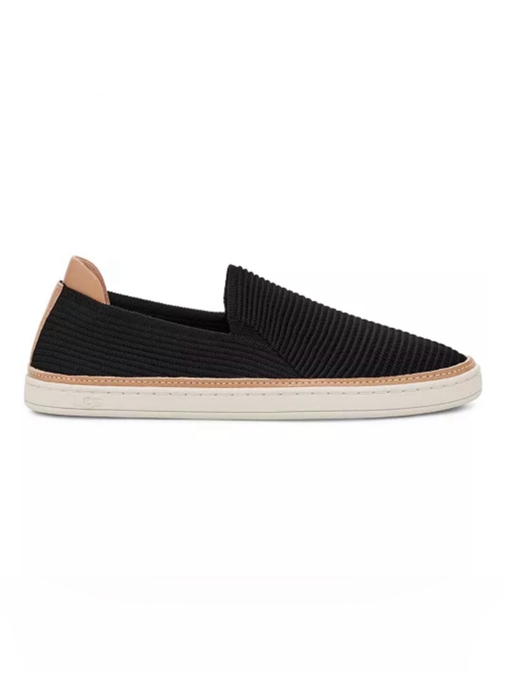 UGG Alameda, Sammy, slip on sneakers in black knit EUC